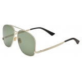 Yves Saint Laurent - SL 653 Leon Sunglasses - Light Gold Green - Sunglasses - Saint Laurent Eyewear