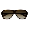 Yves Saint Laurent - Occhiali da Sole SL 609 - Havana Kaki Marrone Sfumato - Saint Laurent Eyewear