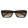 Yves Saint Laurent - Occhiali da Sole SL 613 - Havana Kaki Marrone Sfumato - Saint Laurent Eyewear
