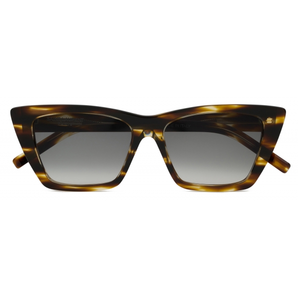 Yves Saint Laurent - Occhiali da Sole SL 276 Mica - Havana Fiammata Grigio Sfumato - Saint Laurent Eyewear