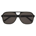 Yves Saint Laurent - SL 602 Rim Sunglasses - Black Light Gold - Sunglasses - Saint Laurent Eyewear