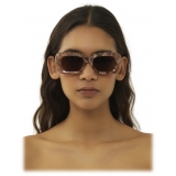 Chloé - Gayia Sunglasses in Acetate - Rose Havana Brown - Chloé Eyewear