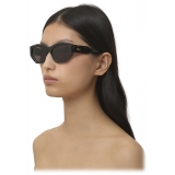 Chloé - Gayia Sunglasses in Acetate - Crystal Black Grey - Chloé Eyewear