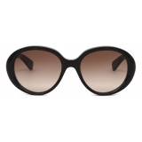 Chloé - Gayia Sunglasses in Acetate - Dark Havana Deep Nut - Chloé Eyewear