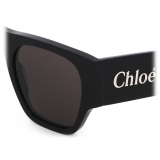 Chloé - Occhiali da Sole Naomy in Acetato - Havana Scuro Marrone Sfumato - Chloé Eyewear