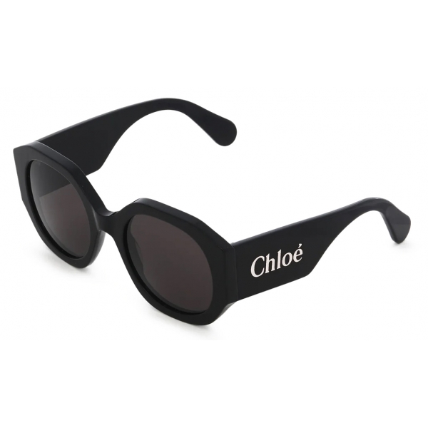 Chloé - Occhiali da Sole Naomy in Acetato - Nero Grigio - Chloé Eyewear