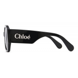 Chloé - Occhiali da Sole Naomy in Acetato - Nero Grigio - Chloé Eyewear