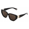 Chloé - Occhiali da Sole Marcie in Acetato - Havana Scuro Marrone - Chloé Eyewear
