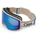 Chloé - Maschera da Sci Cassidy - Avorio Blu - Chloé Eyewear