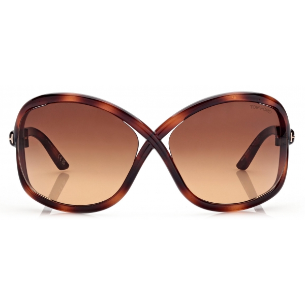 Tom Ford - Bettina Sunglasses - Butterfly Sunglasses - Dark Havana - Sunglasses - Tom Ford Eyewear