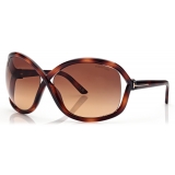 Tom Ford - Bettina Sunglasses - Occhiali da Sole a Farfalla - Havana Scuro - Occhiali da Sole - Tom Ford Eyewear