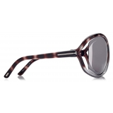 Tom Ford - Bettina Sunglasses - Occhiali da Sole a Farfalla - Havana Sfumato - Occhiali da Sole - Tom Ford Eyewear