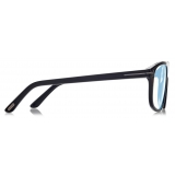 Tom Ford - Blue Block Square Opticals - Square Optical Glasses - Black - FT5901-BN - Optical Glasses - Tom Ford Eyewear