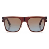 Tom Ford - Edwin Sunglasses - Square Sunglasses - Dark Brown - Sunglasses - Tom Ford Eyewear