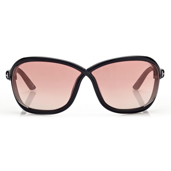 Tom Ford - Fernanda Sunglasses - Occhiali da Sole a Farfalla - Nero Specchio - Occhiali da Sole - Tom Ford Eyewear