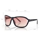 Tom Ford - Fernanda Sunglasses - Occhiali da Sole a Farfalla - Nero Specchio - Occhiali da Sole - Tom Ford Eyewear
