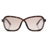 Tom Ford - Fernanda Sunglasses - Occhiali da Sole a Farfalla - Havana - Occhiali da Sole - Tom Ford Eyewear