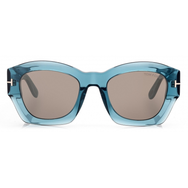 Tom Ford - Guilliana Sunglasses - Occhiali da Sole Geometrica - Rosa Marrone - Occhiali da Sole - Tom Ford Eyewear