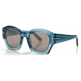 Tom Ford - Guilliana Sunglasses - Geometric Sunglasses - Pink Brown - Sunglasses - Tom Ford Eyewear