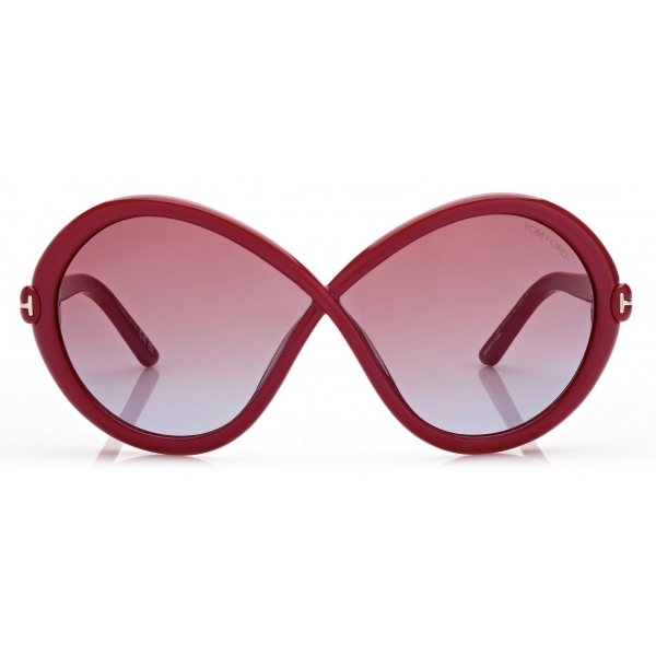Tom Ford - Jada Sunglasses - Butterfly Sunglasses - Red - Sunglasses - Tom Ford Eyewear