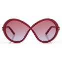 Tom Ford - Jada Sunglasses - Occhiali da Sole a Farfalla - Rosso - Occhiali da Sole - Tom Ford Eyewear