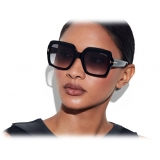 Tom Ford - Kaya Sunglasses - Occhiali da Sole Quadrati - Nero - Occhiali da Sole - Tom Ford Eyewear
