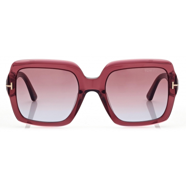 Tom Ford - Kaya Sunglasses - Square Sunglasses - Shiny Red Violet - Sunglasses - Tom Ford Eyewear