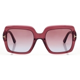 Tom Ford - Kaya Sunglasses - Square Sunglasses - Shiny Red Violet - Sunglasses - Tom Ford Eyewear