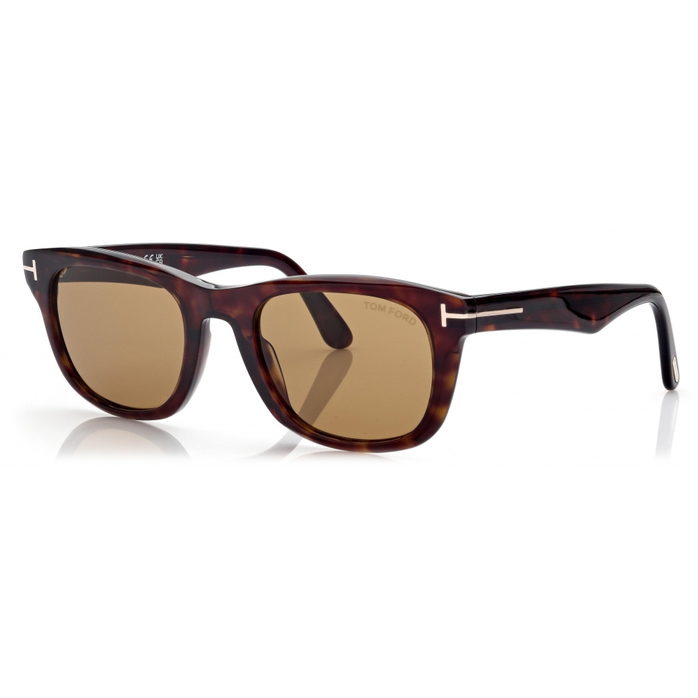 Tom Ford - Kendel Sunglasses - Oval Sunglasses - Dark Havana ...