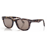 Tom Ford - Kendel Sunglasses - Occhiali da Sole Ovali - Havana Specchio Rovex - Occhiali da Sole - Tom Ford Eyewear