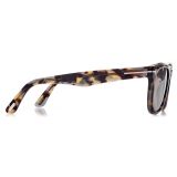 Tom Ford - Kendel Sunglasses - Oval Sunglasses - Havana Rovex Mirror - Sunglasses - Tom Ford Eyewear