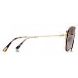 Tom Ford - Leon Sunglasses - Occhiali da Sole Pilota - Oro - Occhiali da Sole - Tom Ford Eyewear