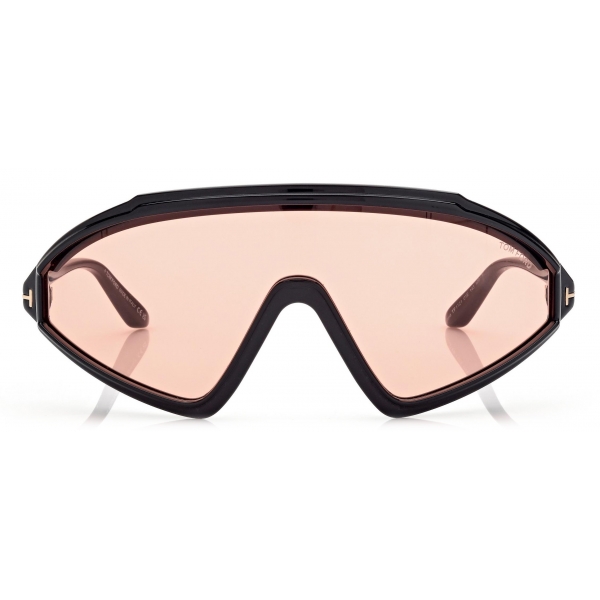 Tom Ford - Lorna Sunglasses - Mask Sunglasses - Black Brown - Sunglasses - Tom Ford Eyewear