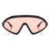 Tom Ford - Lorna Sunglasses - Occhiali da Sole a Maschera - Nero Marrone - Occhiali da Sole - Tom Ford Eyewear