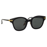 Linda Farrow - Occhiali da Sole Atkins D-Frame in Nero - LF42C4SUN - Linda Farrow Eyewear