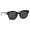 Linda Farrow - Atkins D-Frame Sunglasses in Black - LF42C4SUN - Linda Farrow Eyewear