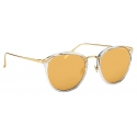 Linda Farrow - Occhiali da Sole Calthorpe Oval in Oro - LFL251C26SUN - Linda Farrow Eyewear