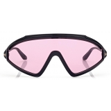 Tom Ford - Lorna Sunglasses - Mask Sunglasses - Black Violet - Sunglasses - Tom Ford Eyewear