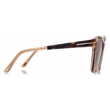 Tom Ford - Lucia Sunglasses - Occhiali da Sole Cat Eye - Champagne - Occhiali da Sole - Tom Ford Eyewear