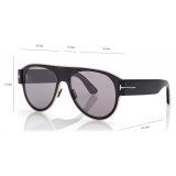 Tom Ford - Lyle-02 Sunglasses - Pilot Sunglasses - Black Smoke - Sunglasses - Tom Ford Eyewear