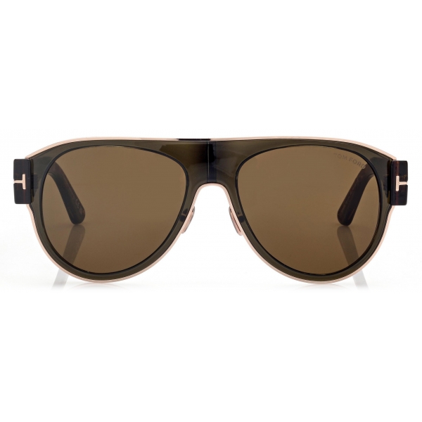 Tom Ford - Lyle-02 Sunglasses - Pilot Sunglasses - Mastic Rovex - Sunglasses - Tom Ford Eyewear