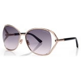 Tom Ford - Marta Sunglasses - Occhiali da Sole a Farfalla - Oro - Occhiali da Sole - Tom Ford Eyewear