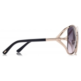 Tom Ford - Marta Sunglasses - Butterfly Sunglasses - Gold - Sunglasses - Tom Ford Eyewear