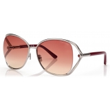 Tom Ford - Marta Sunglasses - Butterfly Sunglasses - Palladium Gradient Bordeaux - Sunglasses - Tom Ford Eyewear
