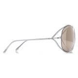 Tom Ford - Nicoletta Sunglasses - Occhiali da Sole a Farfalla - Palladio - Occhiali da Sole - Tom Ford Eyewear