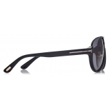 Tom Ford - Polarized Dimitry Sunglasses - Occhiali da Sole Pilota - Nero - Occhiali da Sole - Tom Ford Eyewear
