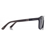 Tom Ford - Polarized Frances Sunglasses - Occhiali da Sole Quadrati - Nero - Occhiali da Sole - Tom Ford Eyewear