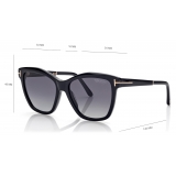 Tom Ford - Polarized Lucia Sunglasses - Occhiali da Sole Cat Eye - Nero - Occhiali da Sole - Tom Ford Eyewear