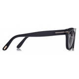 Tom Ford - Polarized Snowdon Sunglasses - Occhiali da Sole Ovali - Nero - Occhiali da Sole - Tom Ford Eyewear
