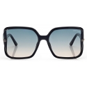 Tom Ford - Solange-02 Sunglasses - Occhiali da Sole Quadrati - Nero Lucido - Occhiali da Sole - Tom Ford Eyewear